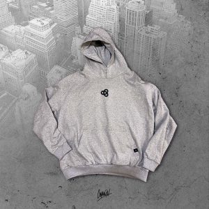 HOODIE PULSO - Gris, L